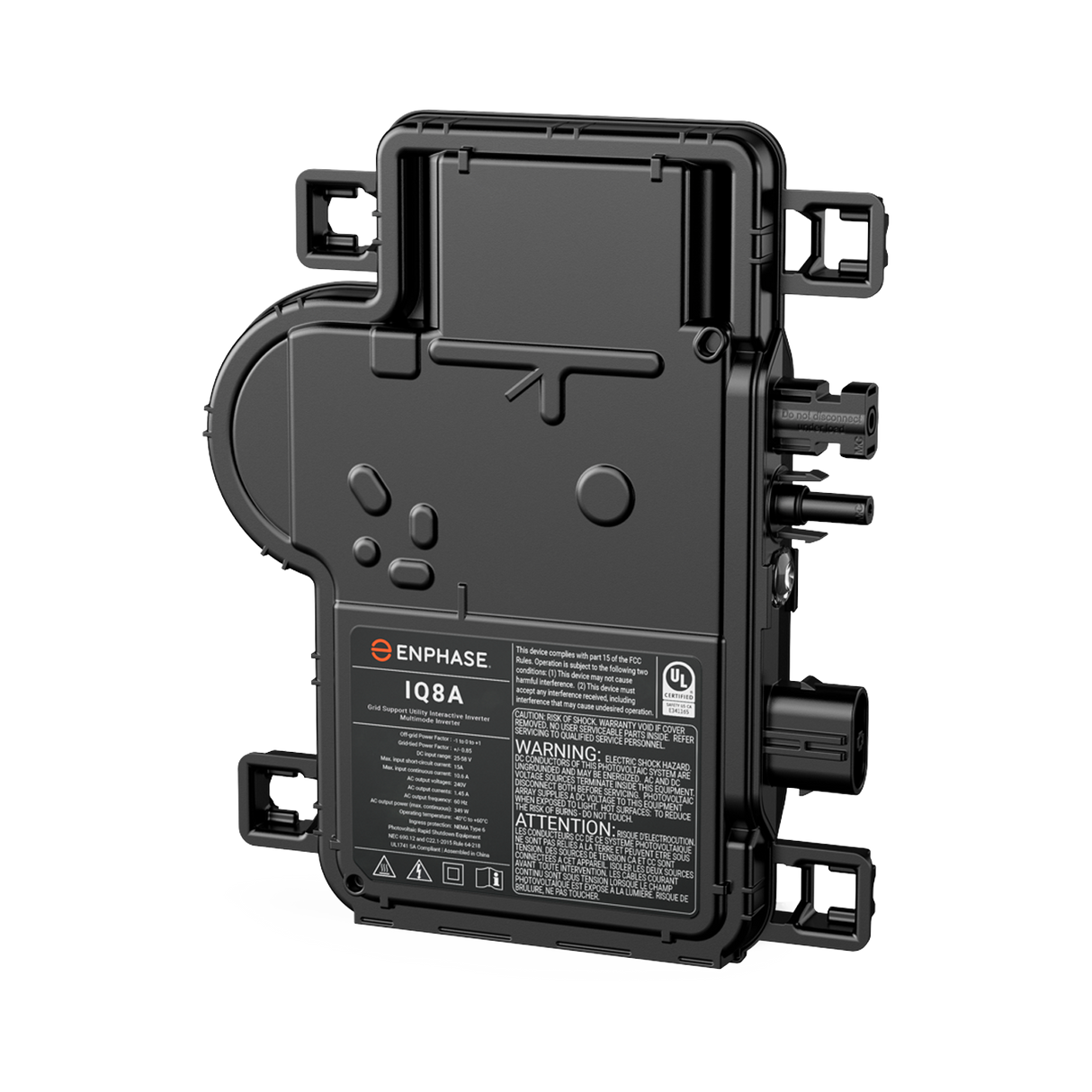 Enphase IQ8A Microinverter (MC4)